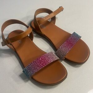 Girls sandals size 12 like new